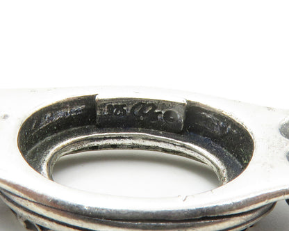 CAROLYN POLLACK RELIOS 925 Silver  Vintage Twist Detail Cuff Bracelet  BT5529
