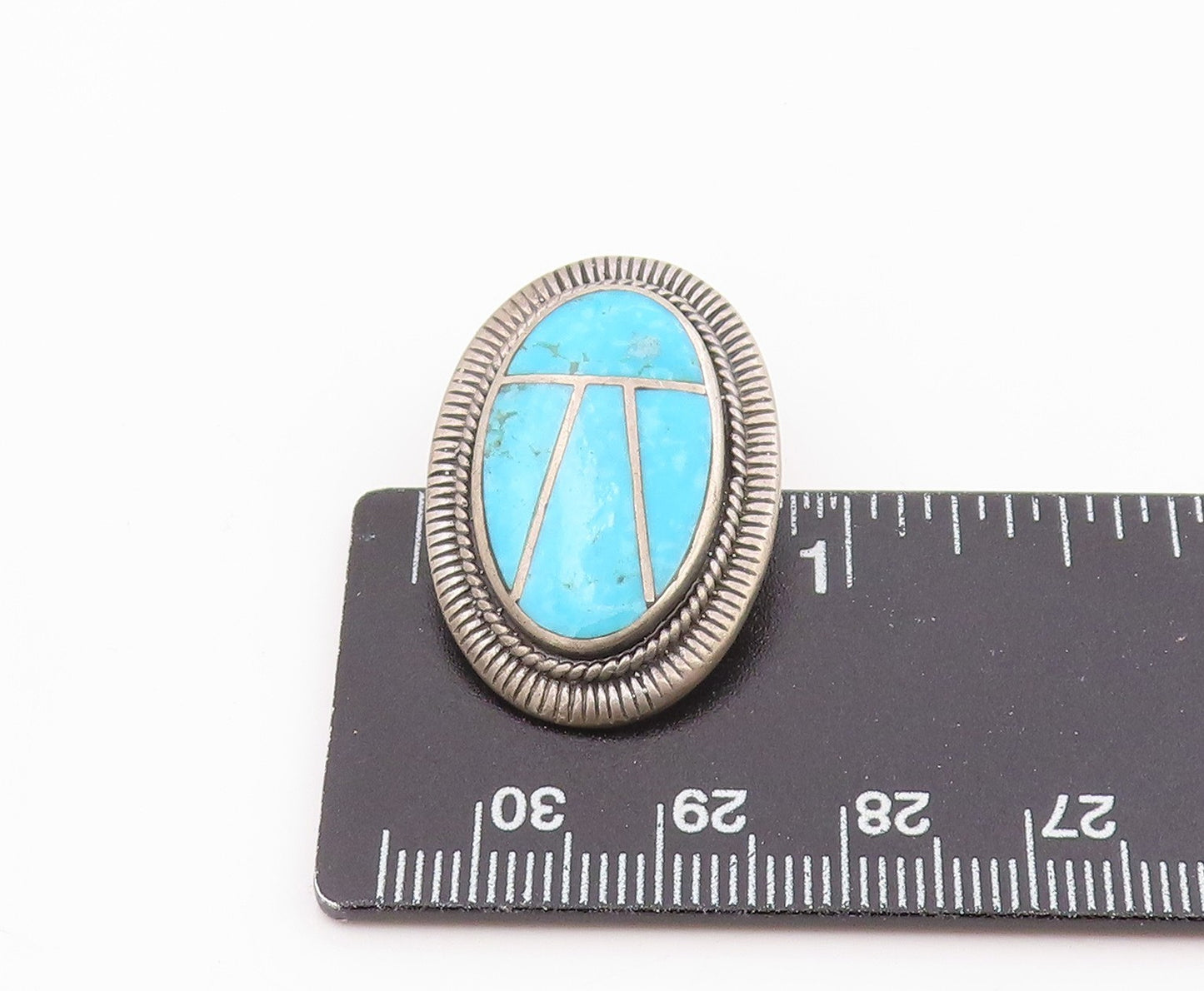 925 Sterling Silver Vintage Earrings NAVAJO Turquoise Single Pieces  EG14293