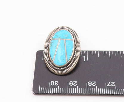 925 Sterling Silver Vintage Earrings NAVAJO Turquoise Single Pieces  EG14293