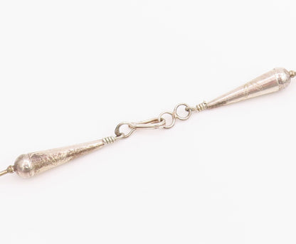 925 Sterling Silver Vintage Necklace NAVAJO ZUNI Animal Fetish Chain  NE4878