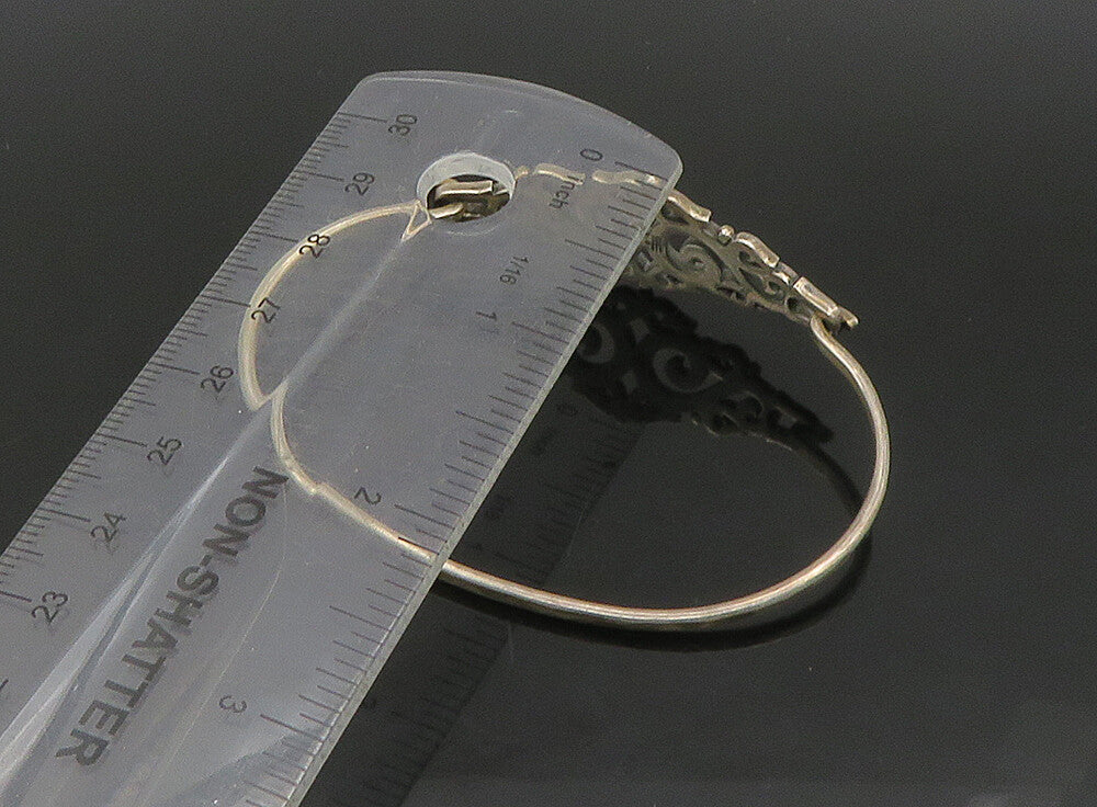 JAMES AVERY 925 Sterling Silver  Vintage Petite Swirl Bangle Bracelet  BT9232