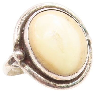 925 Sterling Silver Vintage Ring BISBEE BOB NAVAJO Gemstone  Sz 8.5  RG35975
