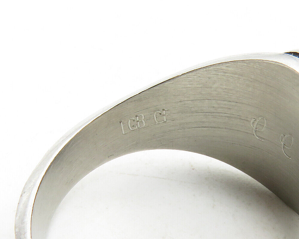 925 Sterling Silver  Vintage East Catholic H.S. 1999 Band Ring Sz 8  RG13189