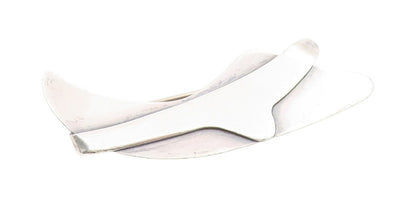 925 Sterling Silver Vintage Brooch RAHM Modernist Designer Sculpture Pin BP12035