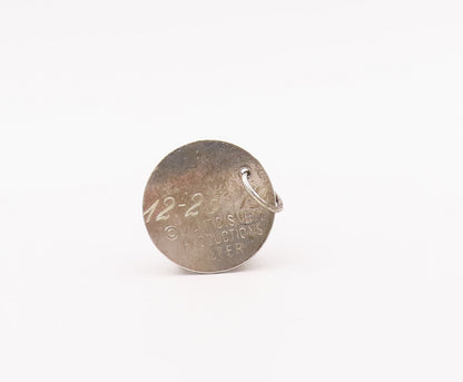 925 Sterling Silver Vintage Pendant WALT DISNEY 3D Carved Castle  Model  PT22781