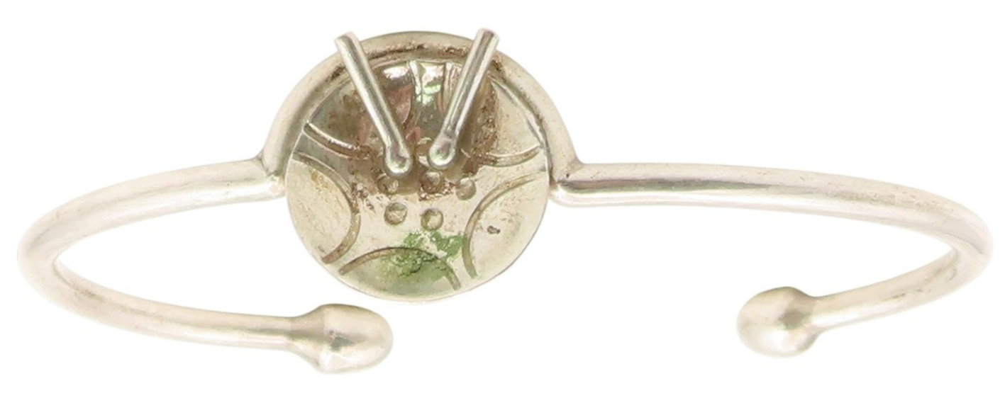 925 Sterling Silver Vintage Bracelet CHRIS ANDERSON Musical Drum Cuff  BT11951