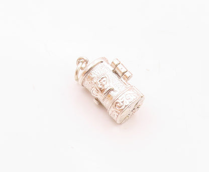 925 Silver  Vintage Royal Hatch With Solider Charm Pendant (OPENS)  PT20656