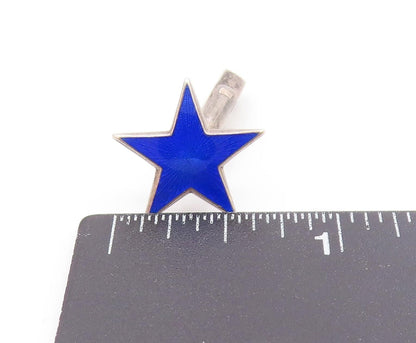 EUROPEAN 925 Sterling Silver Vintage Enamel 3 Pcs Lot Single Cufflinks TR3150