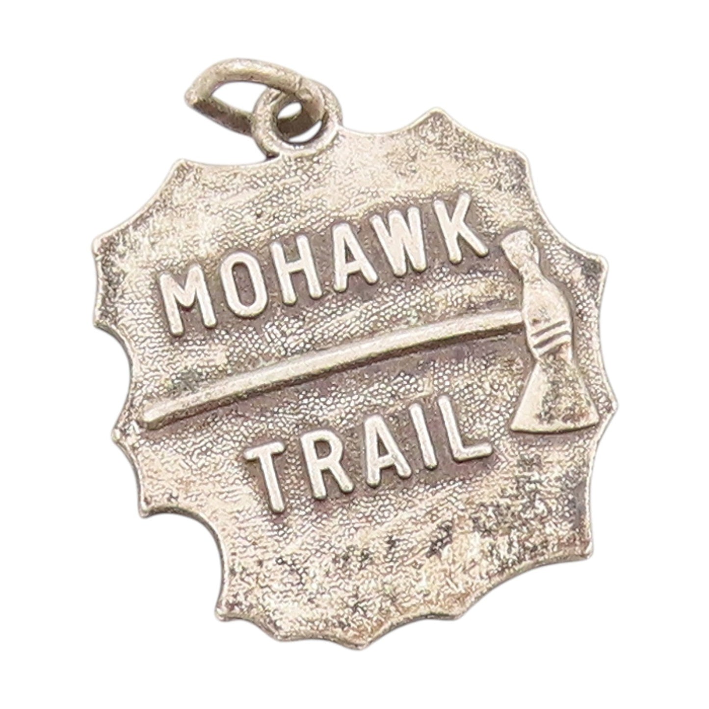 925 Sterling Silver Vintage Pendant Mohawk Trail Massachusetts Charm PT25121