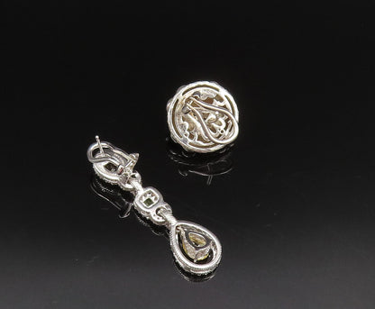 JUDITH RIPKA 925 Silver  Vintage Multi Stones Singles Lot Earrings  EG12023