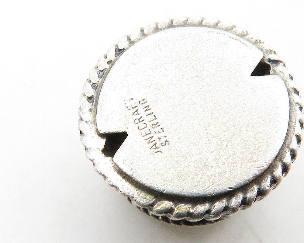 DANECRAFT 925 Sterling Silver  Vintage Happy Birthday Cake Pendant  PT15629