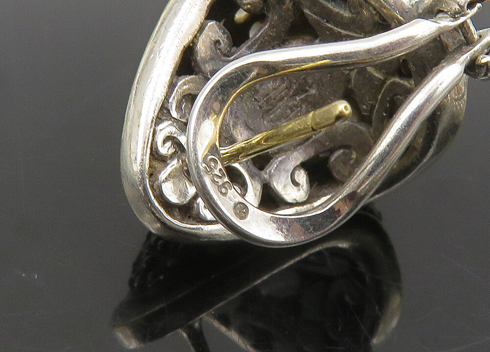 LAGOS HARDY BIXBY 925 Silver & 14K GOLD  Vintage 3 Pcs Single Earrings EG11243