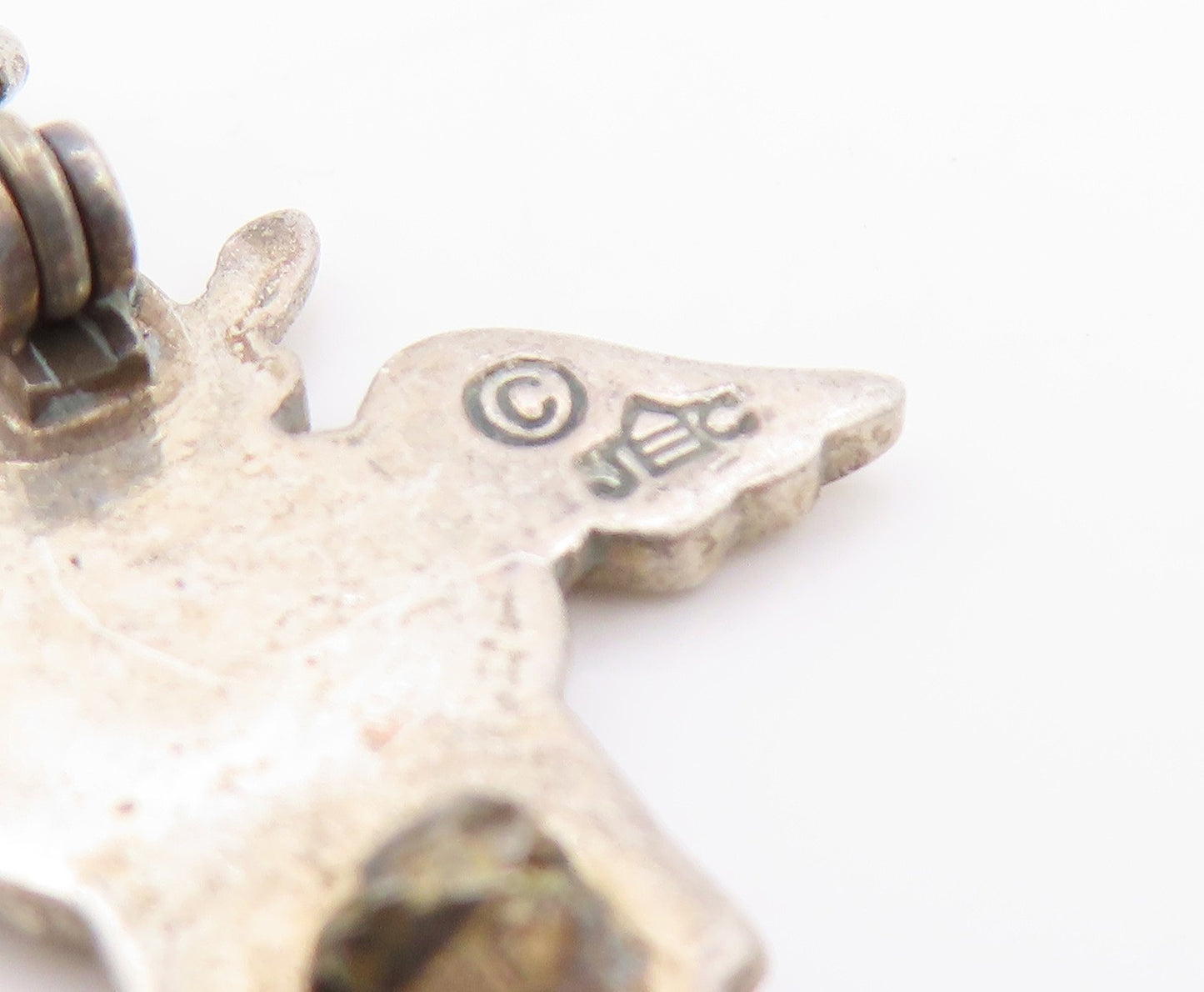 925 Sterling Silver Vintage Pendant Mini Cowgirl Angel Cutout Charm  PT24115