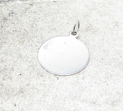 925 Sterling Silver  New Democratic Party Charm Pendant  PT1110