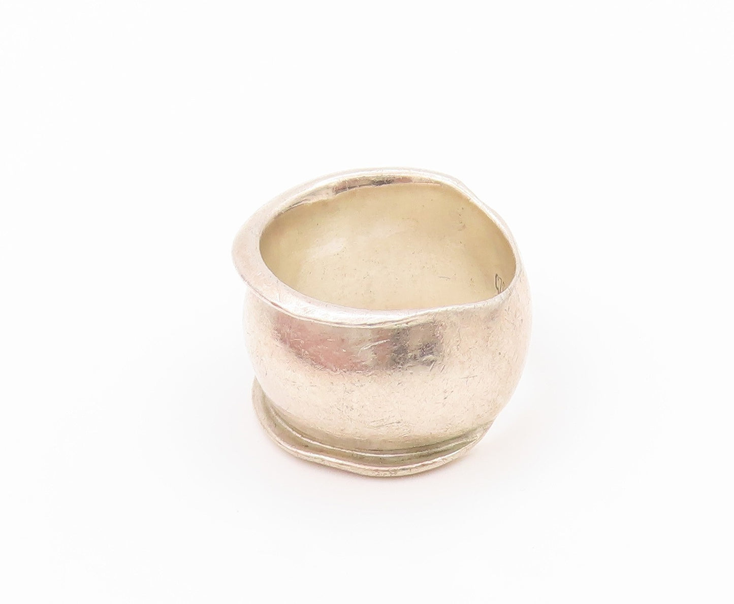 925 Sterling Silver Vintage Ring RLM Minimalist Designer  Sz 7  RG32325
