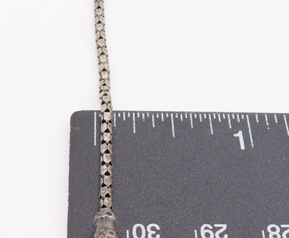 925 Sterling Silver Vintage Necklace SILPADA Smoky Quartz & Citrine Chain NE4638