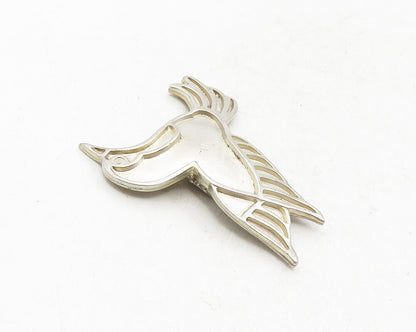 TAHARA 925 Sterling Silver  Vintage Flying Hummingbird Motif Pendant  PT7871
