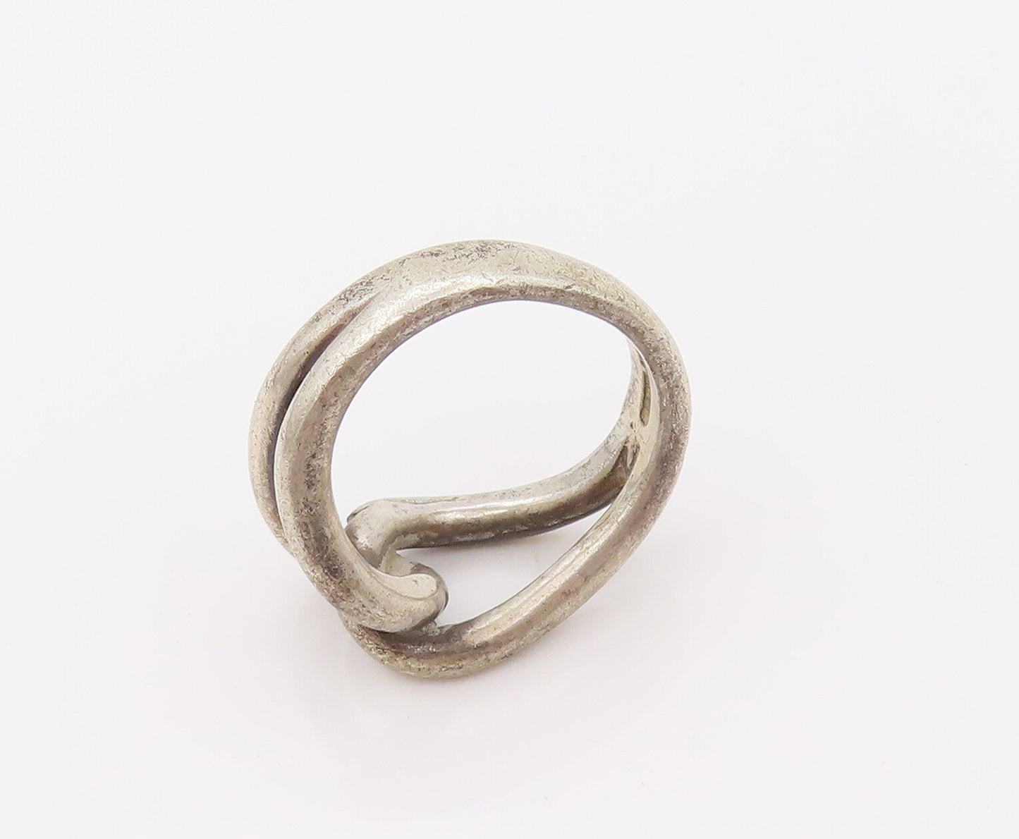 CELLINI 925 Sterling Silver  Vintage Love Infinity Knot Ring Sz 6.25  RG26649
