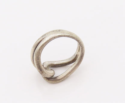 CELLINI 925 Sterling Silver  Vintage Love Infinity Knot Ring Sz 6.25  RG26649