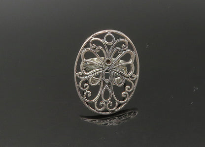 925 Sterling Silver  Vintage Shiny Open Butterfly Motif Band Ring Sz 7 RG22575
