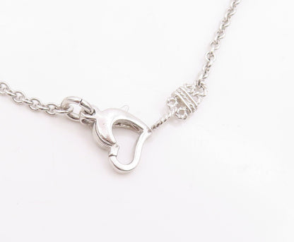 925 Sterling Silver Vintage Bracelet Elegant Floral Intricate Rope Chain BT11686