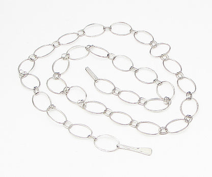 RLM STUDIO 925 Sterling Silver  Vintage Large Links Chain Necklace  PT2474