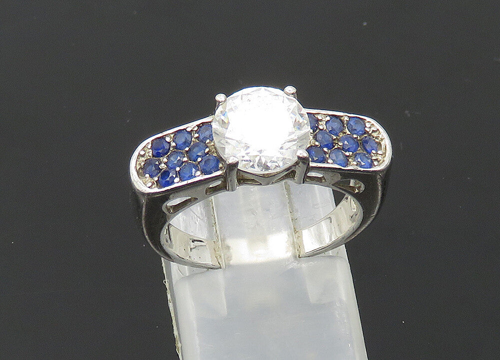 MICHAEL VALITUTTI 925 Silver  Vintage Cubic Zirconia Band Ring Sz 6  RG20896