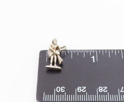 925 Sterling Silver  Vintage Petite Figure Pouring Water Drop Pendant  PT8143