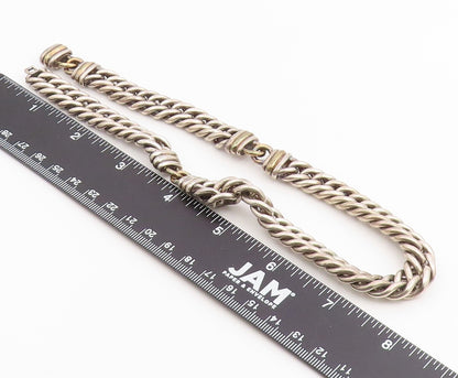 925 Sterling Silver Vintage Necklace CHRISTOFLE Classic Curb Chain HEAVY  NE4885