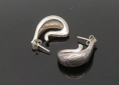 RLM STUDIO 925 Sterling Silver  Vintage Shiny Smooth JHoop Earrings  EG10469