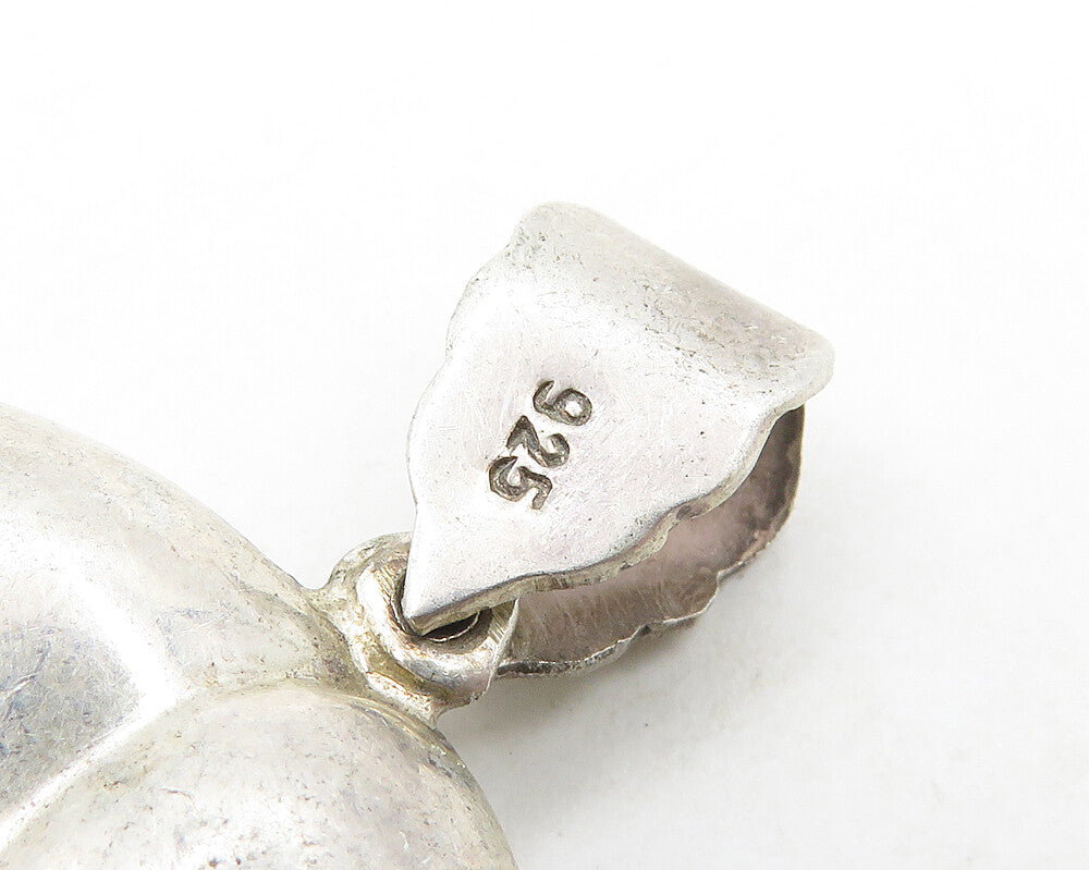 925 Sterling Silver  Vintage Hollow Elephant Animal Motif Pendant  PT14251