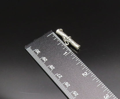 925 Sterling Silver  Vintage Bow Tied Rolled Diploma Pendant  PT21209