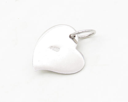 925 Sterling Silver  Cubic Zirconia Starfish & Love Heart Pendant  PT14064