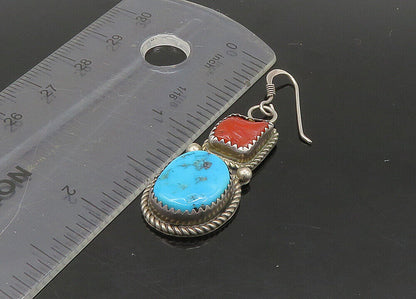 ZUNI NAVAJO 925 Silver  Vintage MultiStone Lot Single Earrings  EG11256