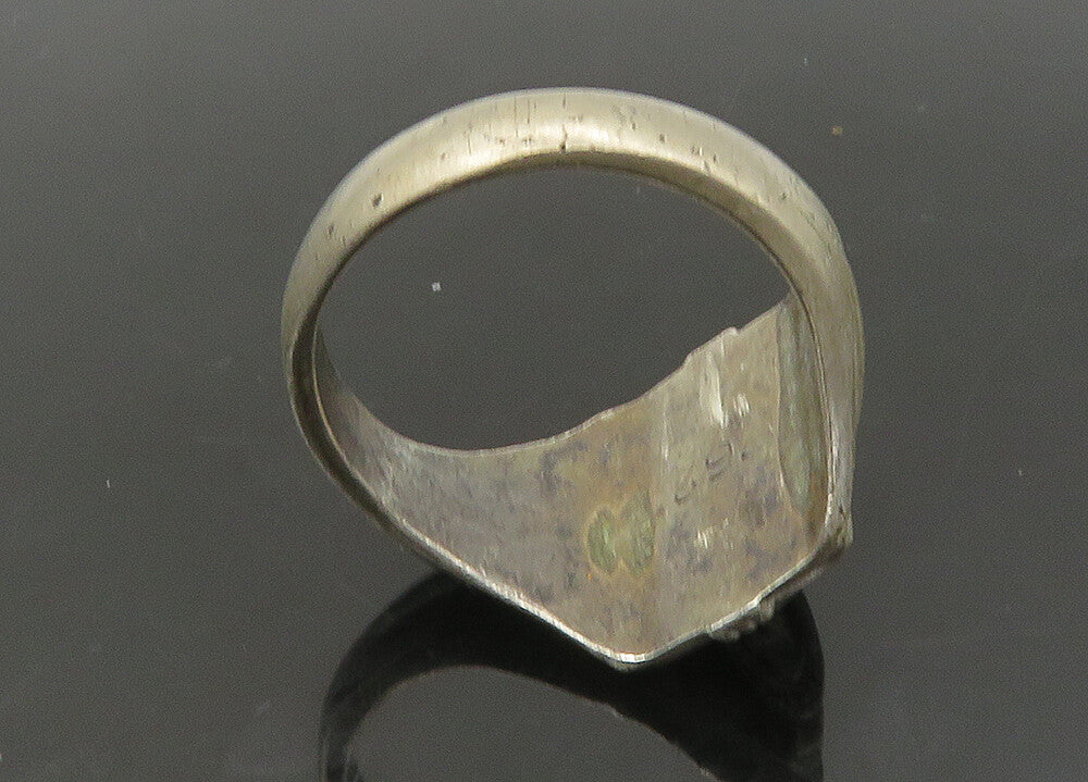 SK&F 925 Silver  Vintage Our Lady Star Of The Sea School Ring Sz 9  RG21743