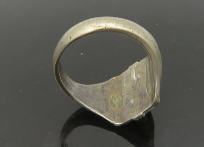 SK&F 925 Silver  Vintage Our Lady Star Of The Sea School Ring Sz 9  RG21743