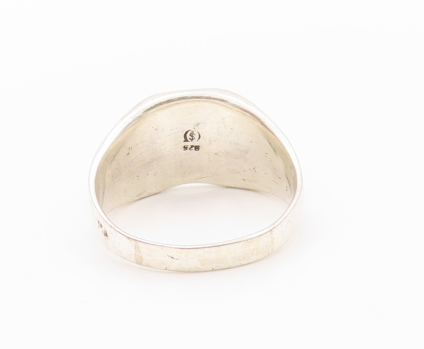 925 Sterling Silver Vintage Ring Solid Carved Kokopelli  Sz 5  RG32292