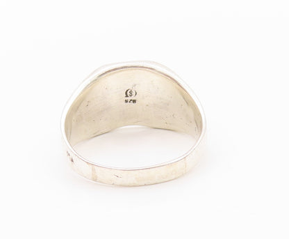 925 Sterling Silver Vintage Ring Solid Carved Kokopelli  Sz 5  RG32292