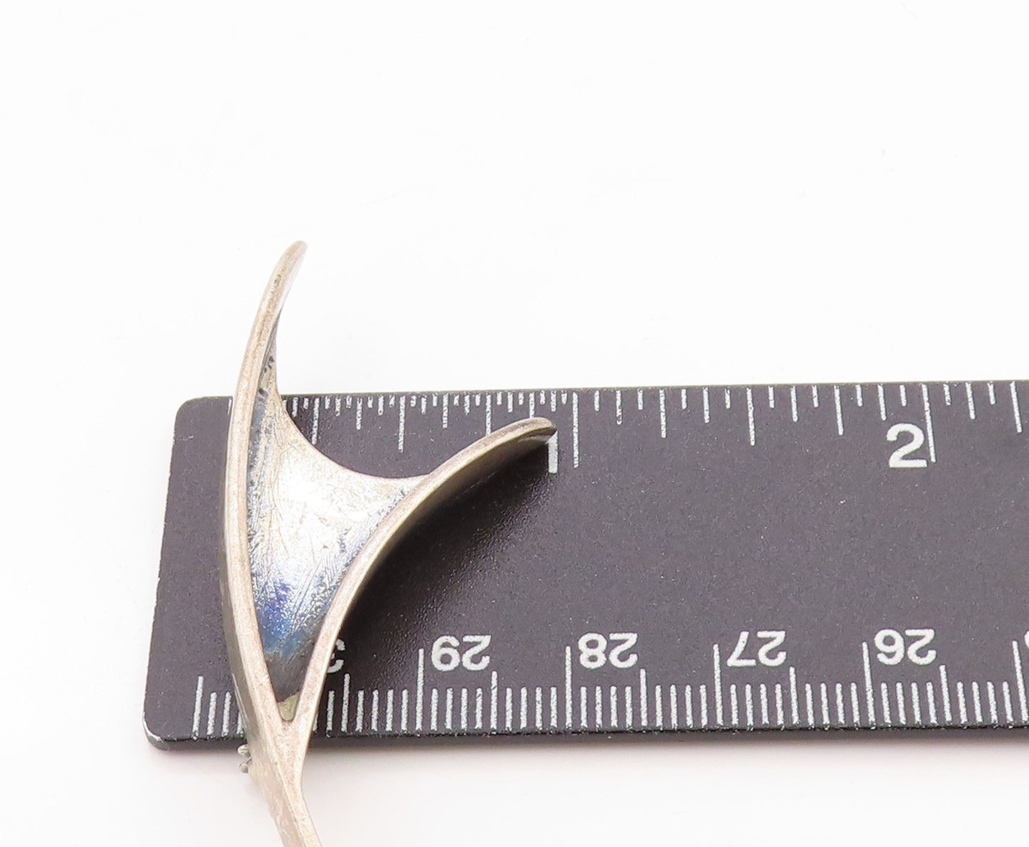 925 Sterling Silver Vintage Brooch ARTE Modernist Seagull Bird Wing   BP11770