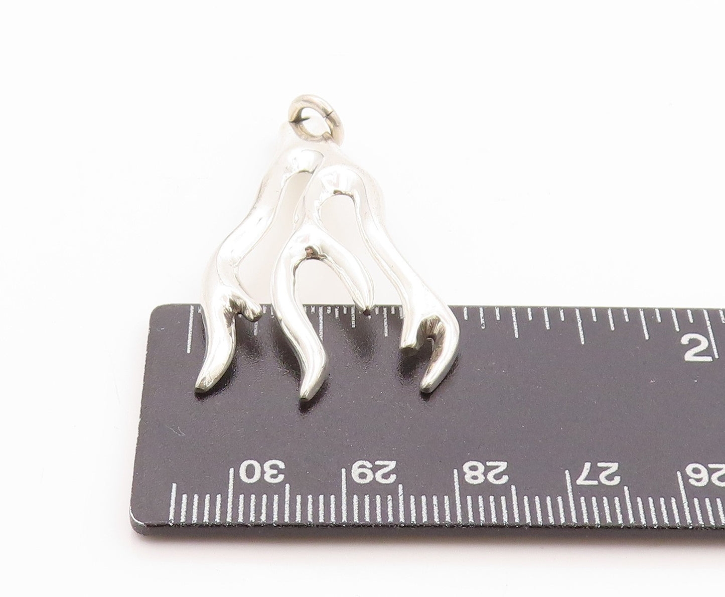 925 Sterling Silver Vintage Pendant SELENE Designer Fire Of Hell Cutout  PT24085