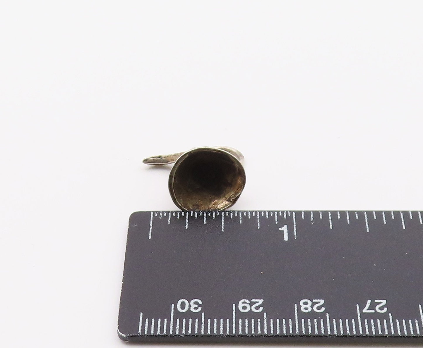 925 Sterling Silver  Vintage Dark Tone Robbin Hood Hat Pendant  PT16726