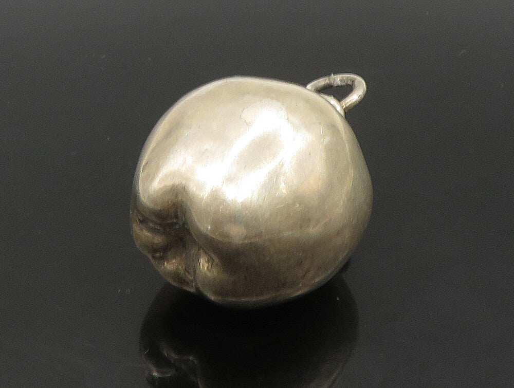 925 Sterling Silver  Vintage Shiny Hollow Apple Motif Table Trinket  TR3227