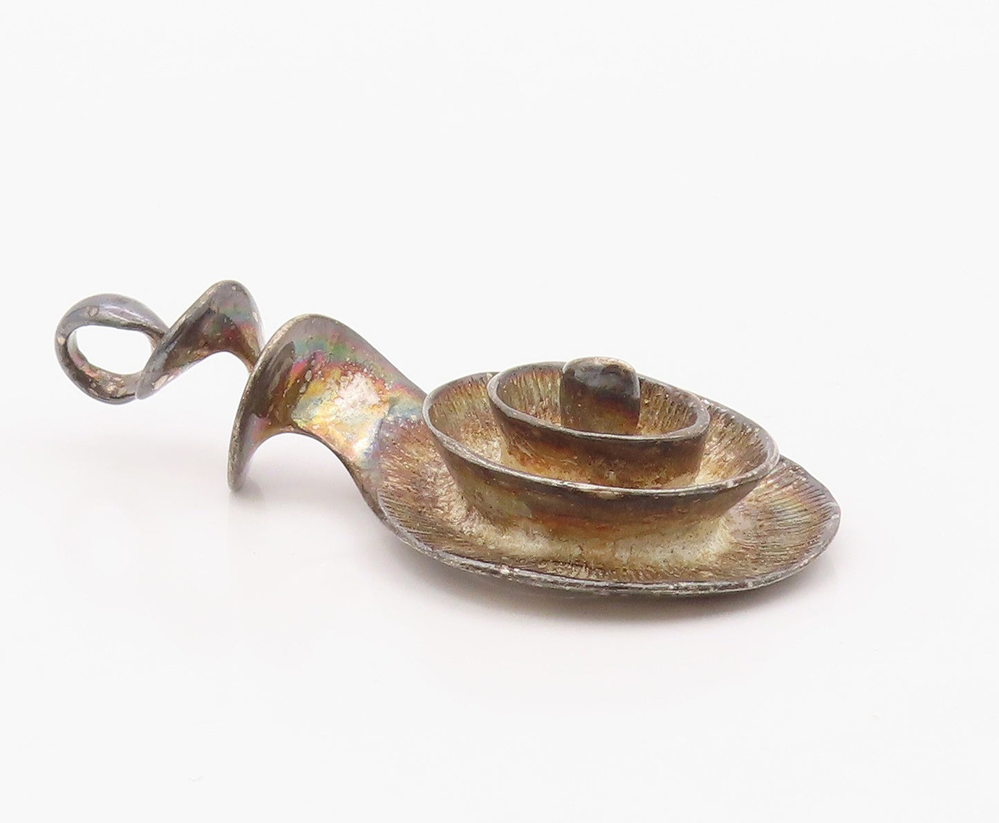 925 Sterling Silver Vintage Pendant SILPADA ISRAEL Classic Spiral Shell  PT26321
