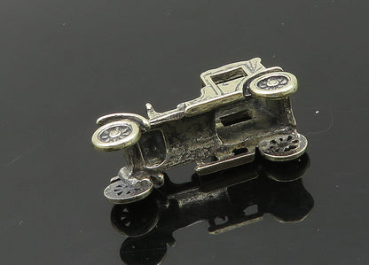 925 Sterling Silver  Vintage Shiny Old Fashioned Car Trinket  TR2806