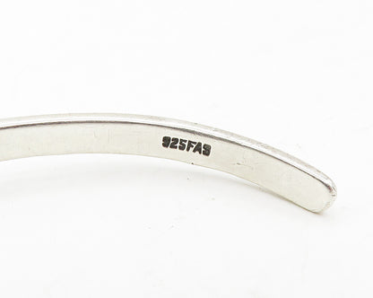 925 Sterling Silver  Vintage Stamped Hope Dream Believe Cuff Bracelet  BT6633