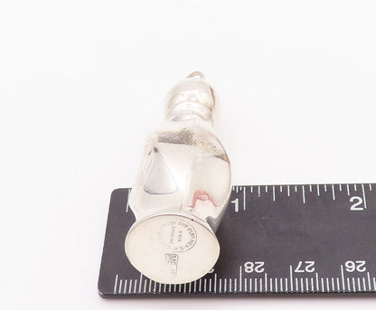 925 Sterling Silver Vintage Pendant MEXICO Puffed Perfume Bottle (OPENS) PT23359