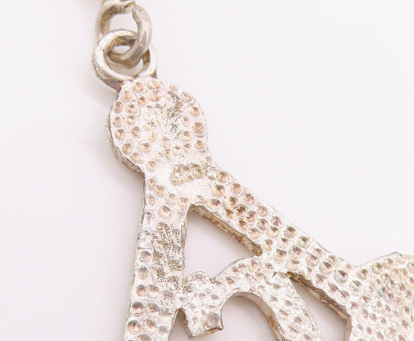 925 Sterling Silver Vintage Pendant FREEMASON Masonic G Square Symbol  PT25152