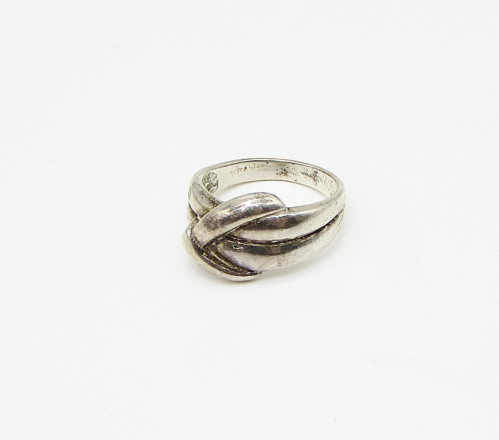 925 Sterling Silver  Vintage Arrow Head Design Band Ring Sz 7  RG3395