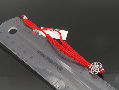 925 Silver  Cubic Zirconia Floral Love Adjustable Friendship Bracelet  BT1020