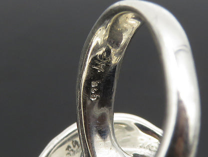HAGIT GORALI 925 Silver  Vintage Double Fresh Water Pearl Ring Sz 8  RG25317